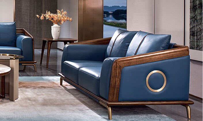 藍(lán)山-現(xiàn)代簡奢 客廳空間