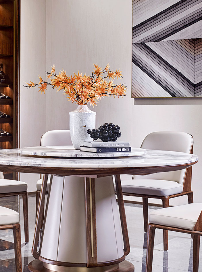 疏影-現(xiàn)代簡奢 餐廳空間